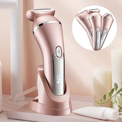 BowLift | SkinGlide 3-in-1 Electric Shaver – Waterproof and Rechargeable