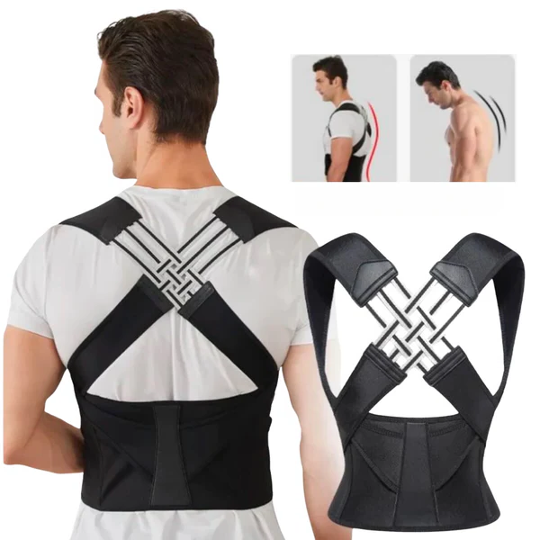 Sandsberg | Posture Corrector | Corrects posture and relieves the back | Black, Skin colors