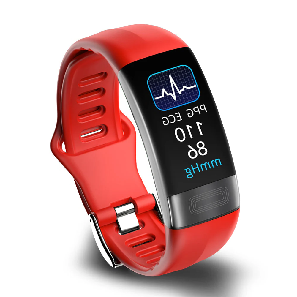 Smart Bracelet Blood Pressure Monitor - ECG, Heart Rate, Oxygen Saturation & Sleep Tracker - FDA Approved