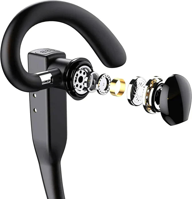 Skanto | Trucker Dual Mic Wireless Bluetooth 5.1 Noise Cancelling Headset/Earbuds