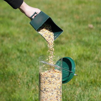 BowLift | Squirrel Proof Bird Feeder | Heavy-Duty Metal, Multi-Feeding Ports & Ideal for Backyard Birdwatching