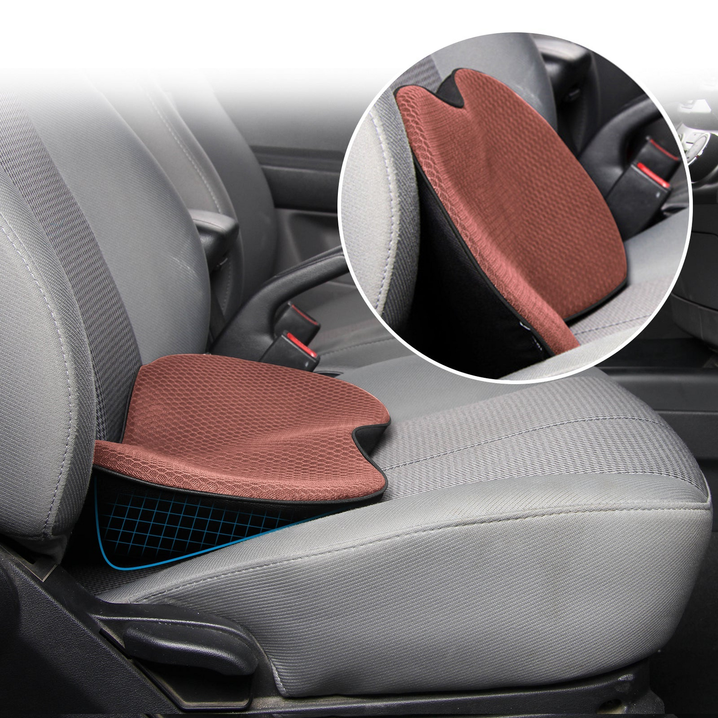 Car seat cushion for adults