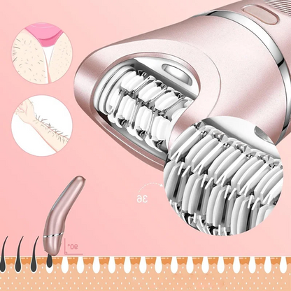 Skanto | 3-in-1 Waterproof Electric Shaver for Women