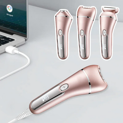 Skanto | 3-in-1 Waterproof Electric Shaver for Women