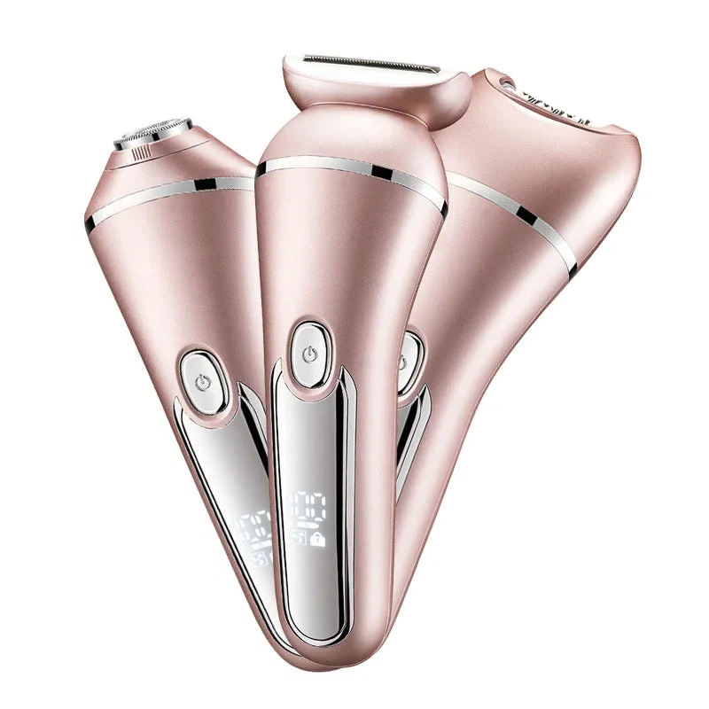 Skanto | 3-in-1 Waterproof Electric Shaver for Women