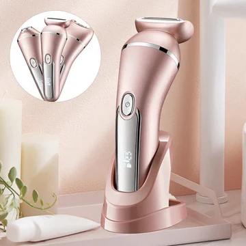Skanto | 3-in-1 Waterproof Electric Shaver for Women
