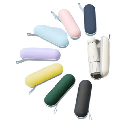 BowLift | Travel Umbrella Compact Lightweight Portable UK Strong Waterproof Folding Umbrellas With 6 Rib Reinforced