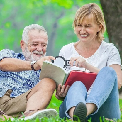 Optical Magnifying Glass 30X Handheld for Seniors' Reading Magnification