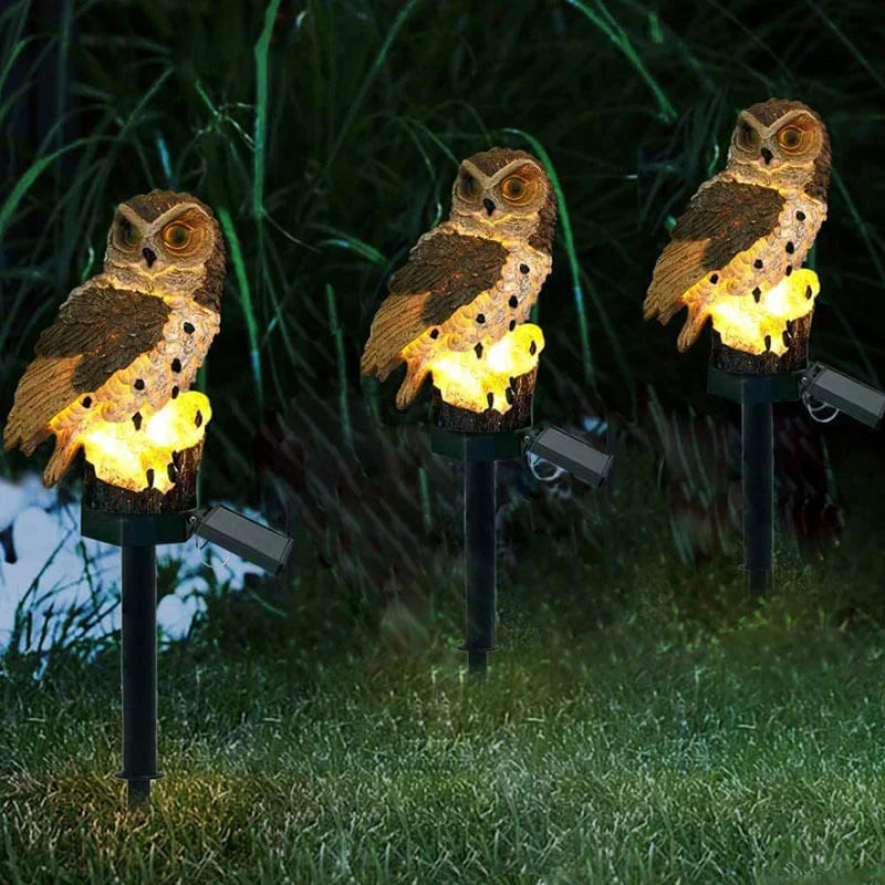 BowLift | OwlGlow Solar-Powered Garden Lamp