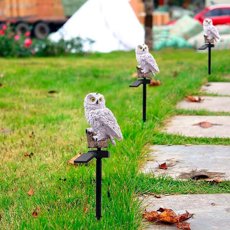 BowLift | OwlGlow Solar-Powered Garden Lamp