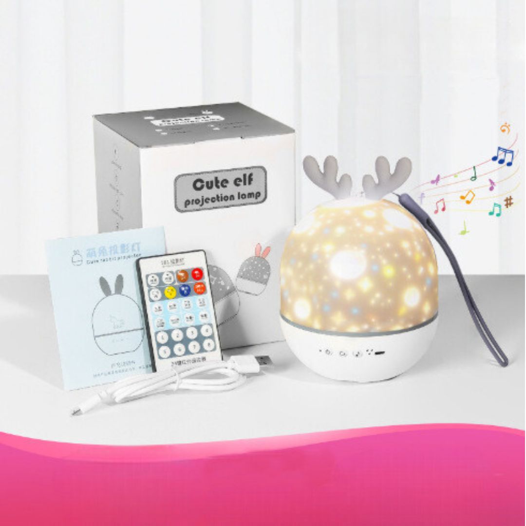 Skanto | Magical Kids' Room Lamp with Star Effect