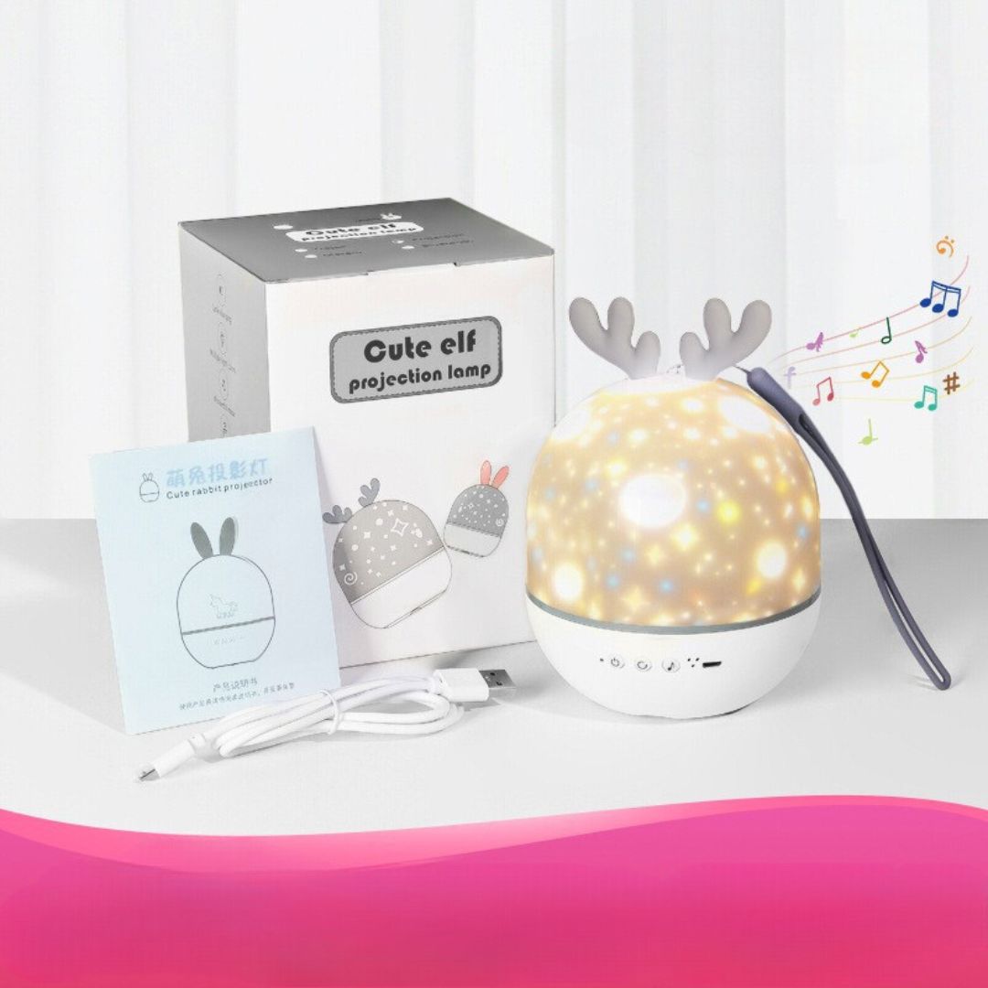 Skanto | Magical Kids' Room Lamp with Star Effect