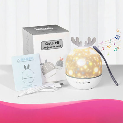 Skanto | Magical Kids' Room Lamp with Star Effect