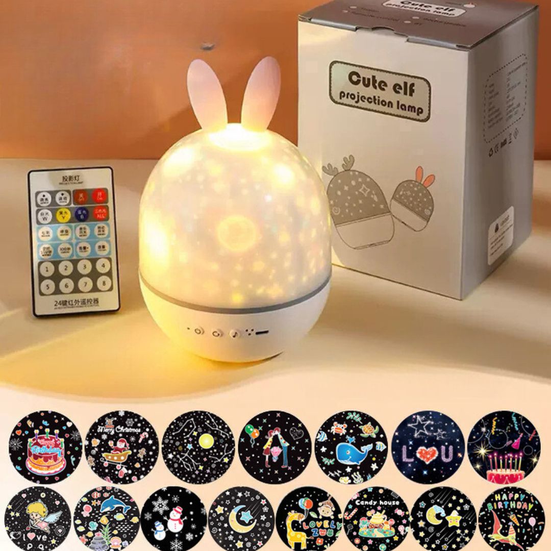 Skanto | Magical Kids' Room Lamp with Star Effect