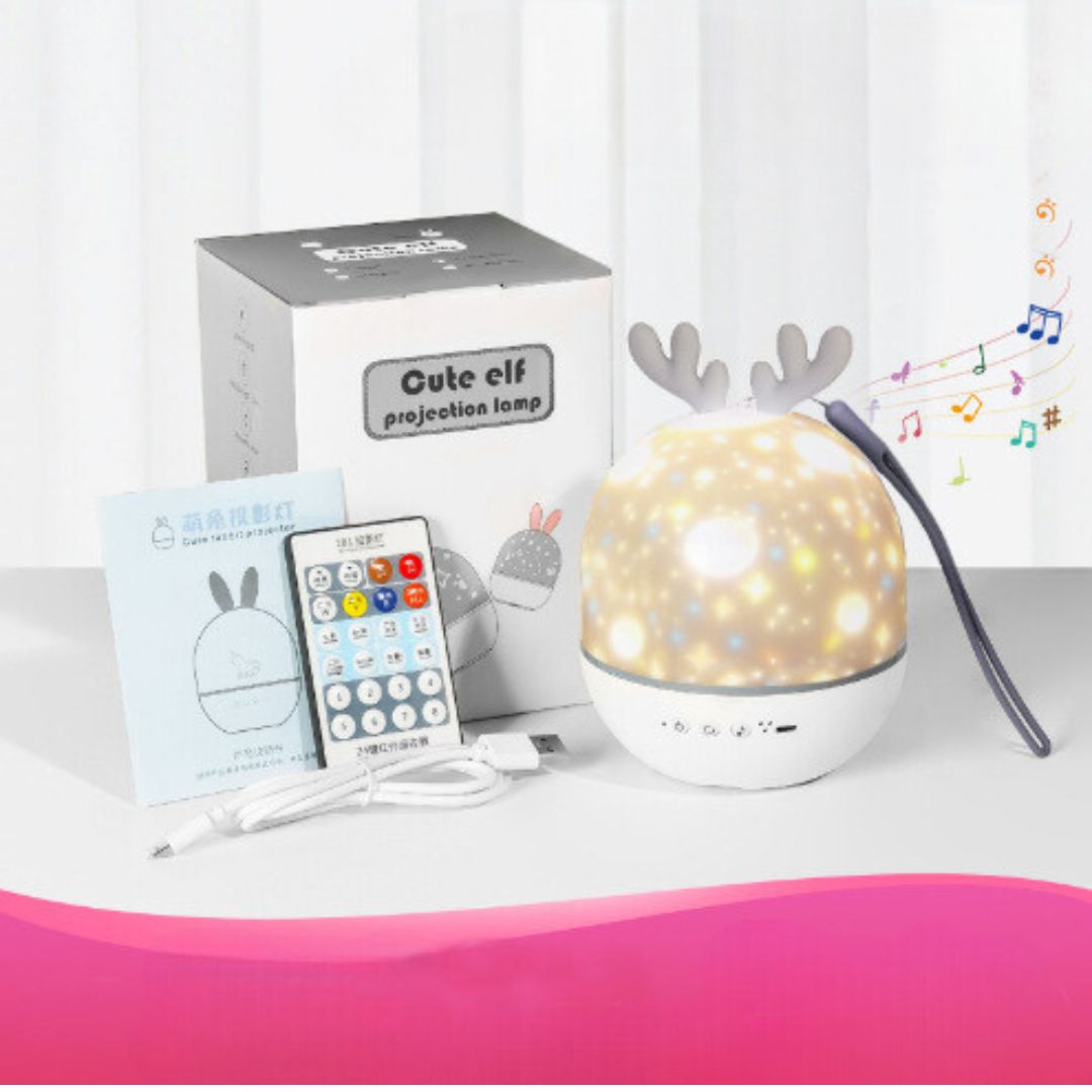 Skanto | Magical Kids' Room Lamp with Star Effect