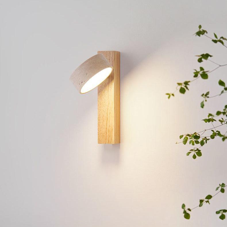Skanto | Ivory Travertine Wall Lamp