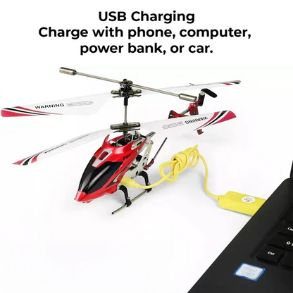Skanto | Crimson Unbreakable Mini RC Helicopter with Gyro