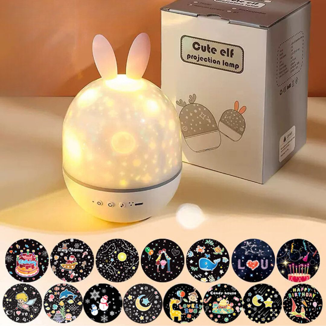 Skanto | Magical Kids' Room Lamp with Star Effect