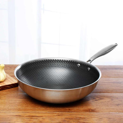 Skanto | PanPro 30cm Stainless Steel Non-Stick Frying Pan