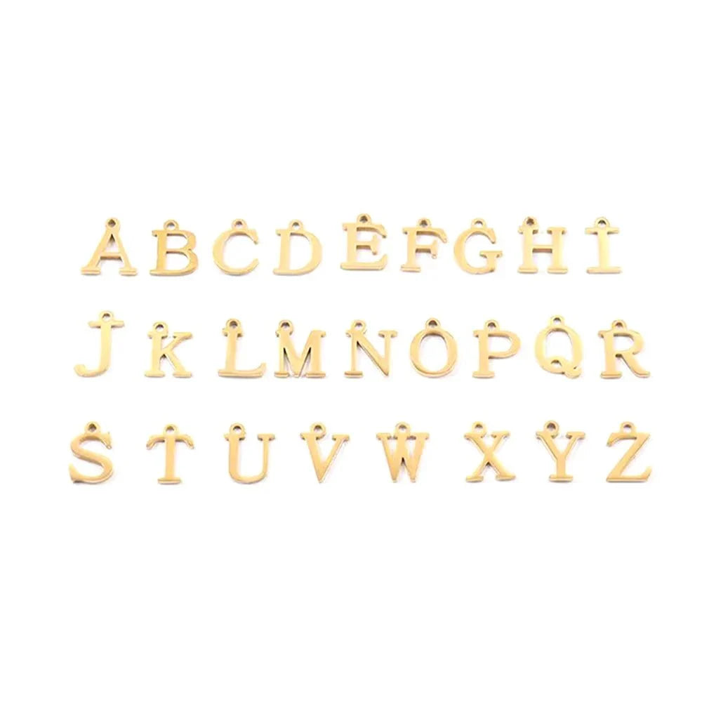 BowLift | Paperclip Letter Initial Circle Lock Clasp Necklace