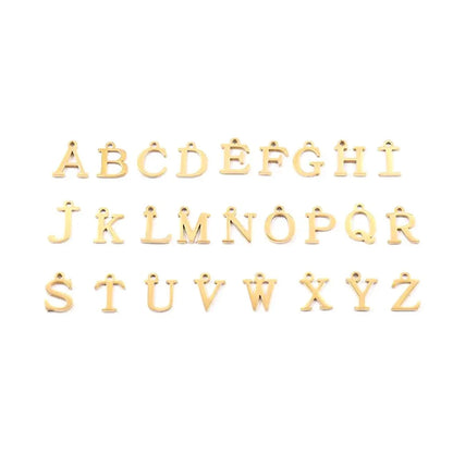 BowLift | Paperclip Letter Initial Circle Lock Clasp Necklace