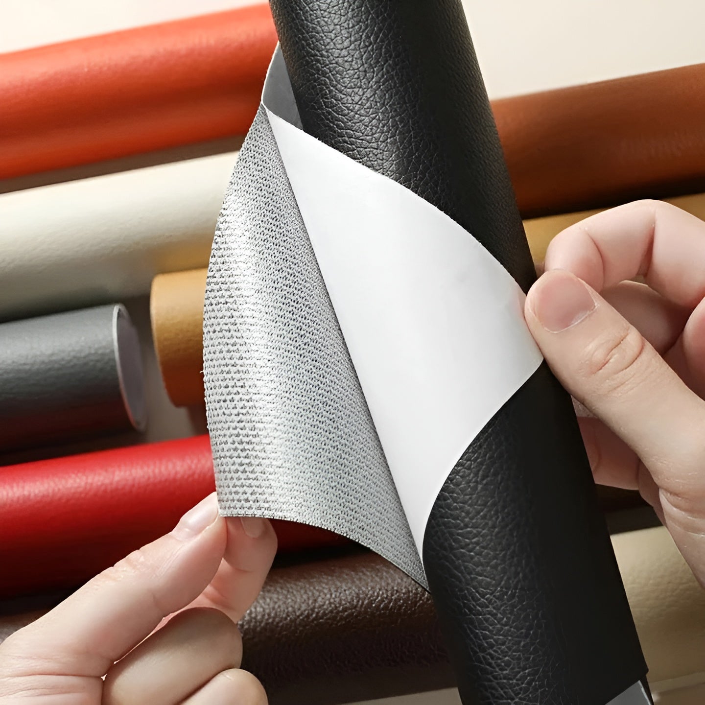 Self-adhesive leather patches – Easy for repairing furniture, bags, and clothing | Bowlift