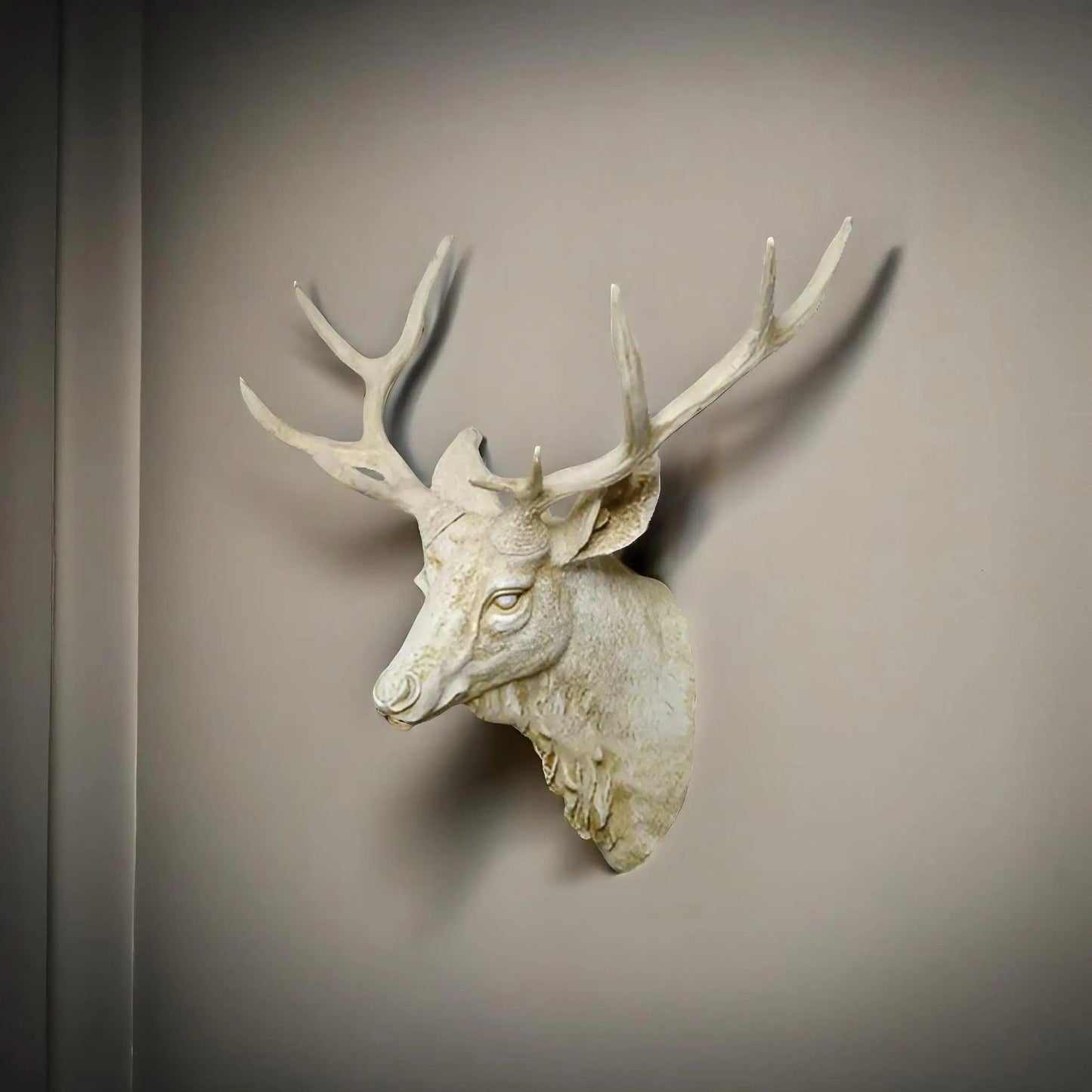 BowLift | MysticHorn™ | Majestic Deer Head Wall Decor | Rustic Antler Design for Cabin & Lodge Home Decor