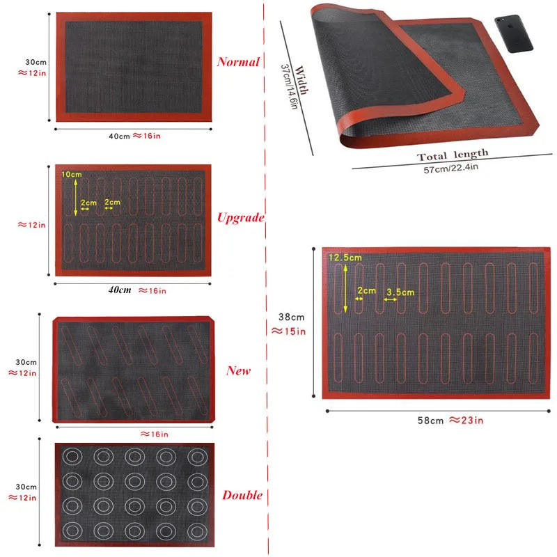 Perforated Silicone Baking Mat Non-Stick Oven Sheet Liner Baking Tools | Bowlift