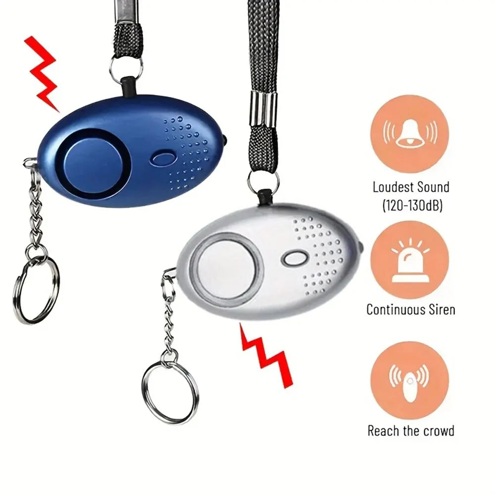 Skanto | Personal Safety Alarm with LED Light (130 dB) - SafeSound