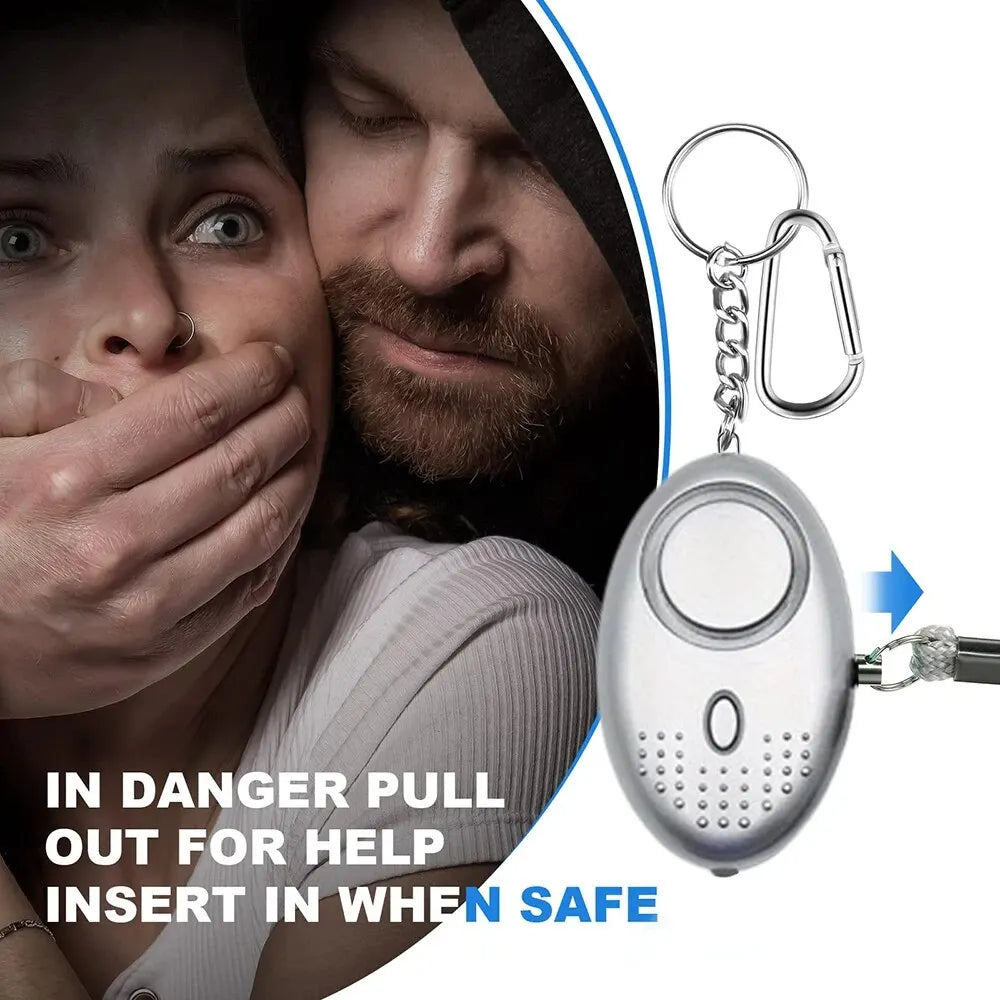 Skanto | Personal Safety Alarm with LED Light (130 dB) - SafeSound