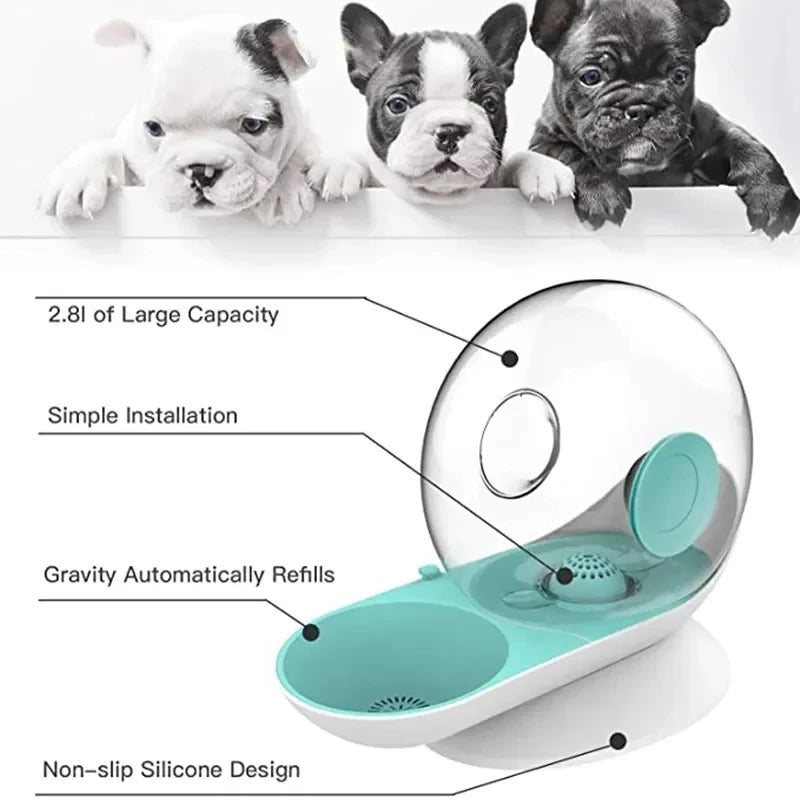 BowLift | Pet Water Fountain Silent Plastic Bowl Dispenser