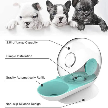 BowLift | Pet Water Fountain Silent Plastic Bowl Dispenser