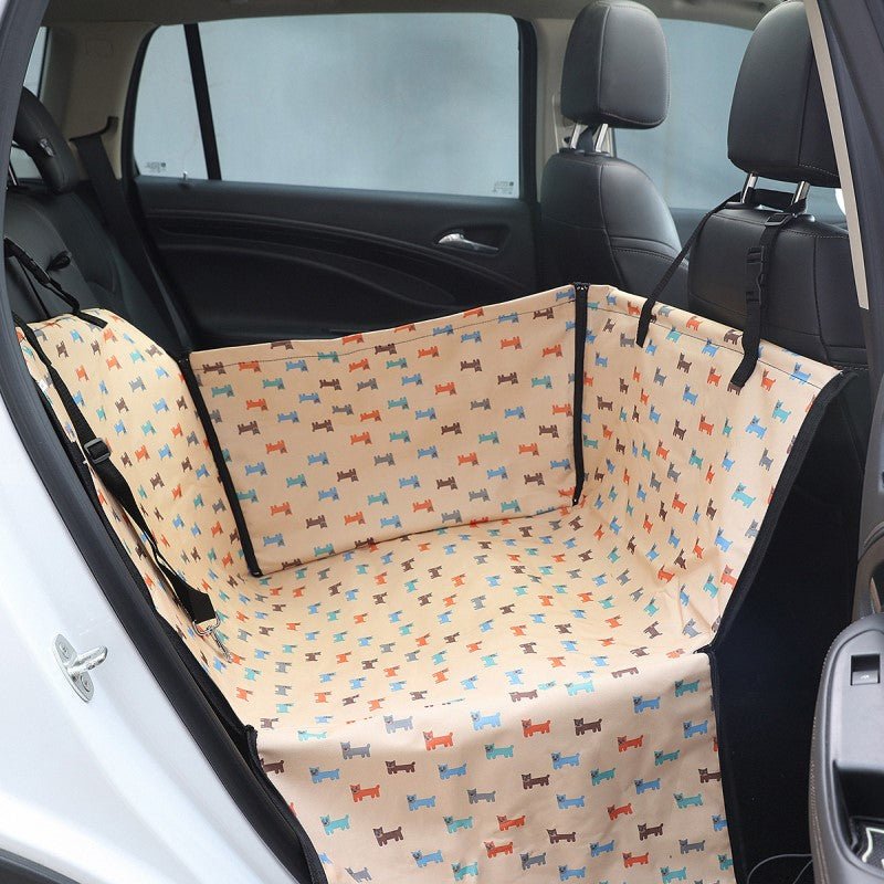 Skanto | WAGGISEAT – Waterproof Dog Car Seat for Rear Seat Protection
