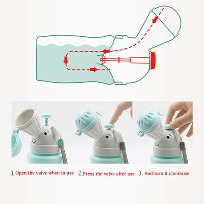 BowLift | Portable Children's Potty – Compact and Leak-proof Potty