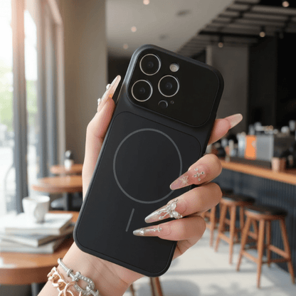 Skanto | PHANTOMSHELL – Slim Frosted Glass MagSafe Case for iPhone