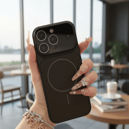Skanto | PHANTOMSHELL – Slim Frosted Glass MagSafe Case for iPhone
