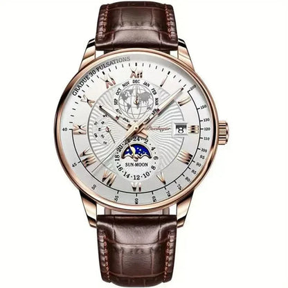 Skanto | Mechanical Men's Luxury Watch with Moon Phase
