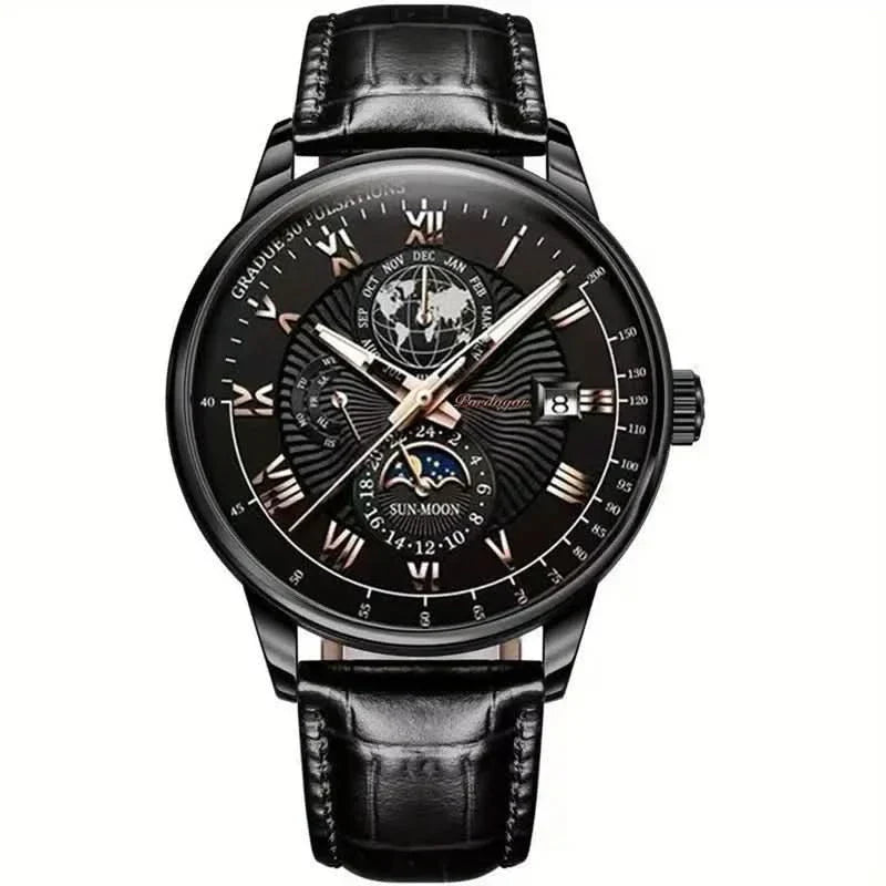 Skanto | Mechanical Men's Luxury Watch with Moon Phase