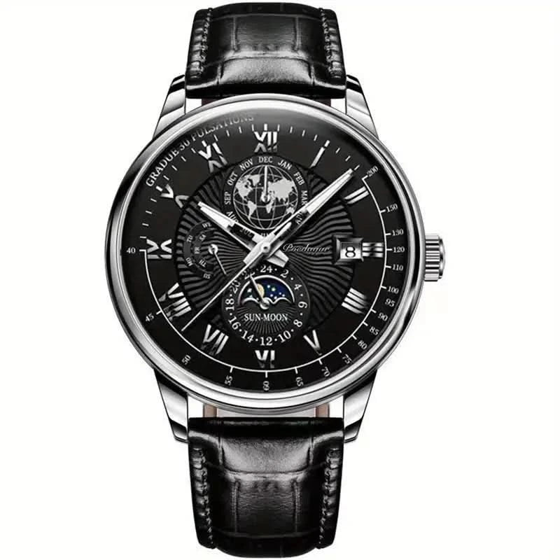 Skanto | Mechanical Men's Luxury Watch with Moon Phase