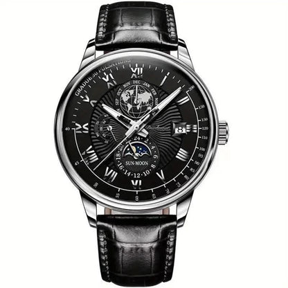Skanto | Mechanical Men's Luxury Watch with Moon Phase