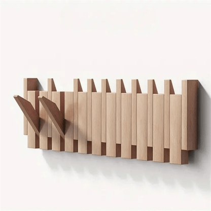 Skanto | WOODSONATA – Handmade Wooden Wall Hanger in Piano Style