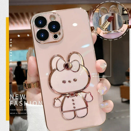Skanto | 3D Rabbit Korean Style Mirror iPhone Case