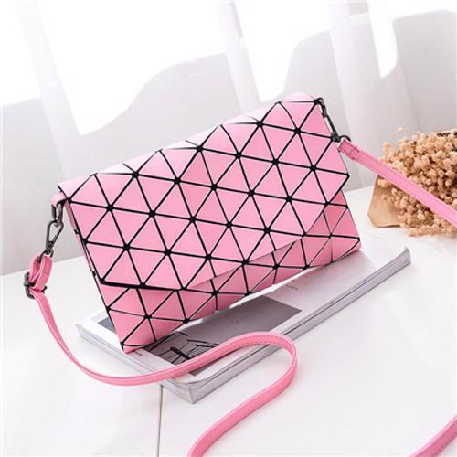 Abstract Geometric Matte Shoulder Bag | Bowlift
