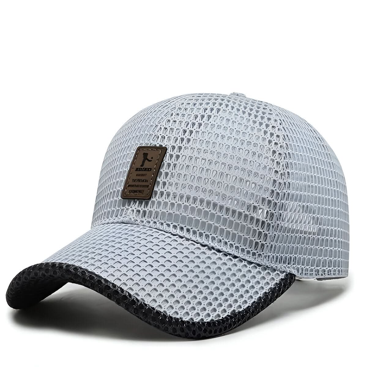 Breathable mesh sports cap, adjustable, quick-drying