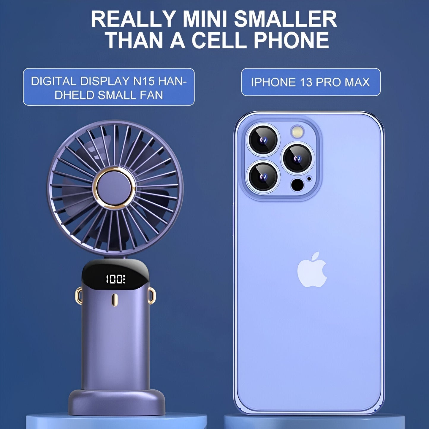 Skanto | Handheld Fan – Rechargeable Mini Fan for Instant Cooling