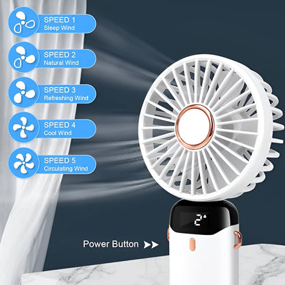 Skanto | Handheld Fan – Rechargeable Mini Fan for Instant Cooling