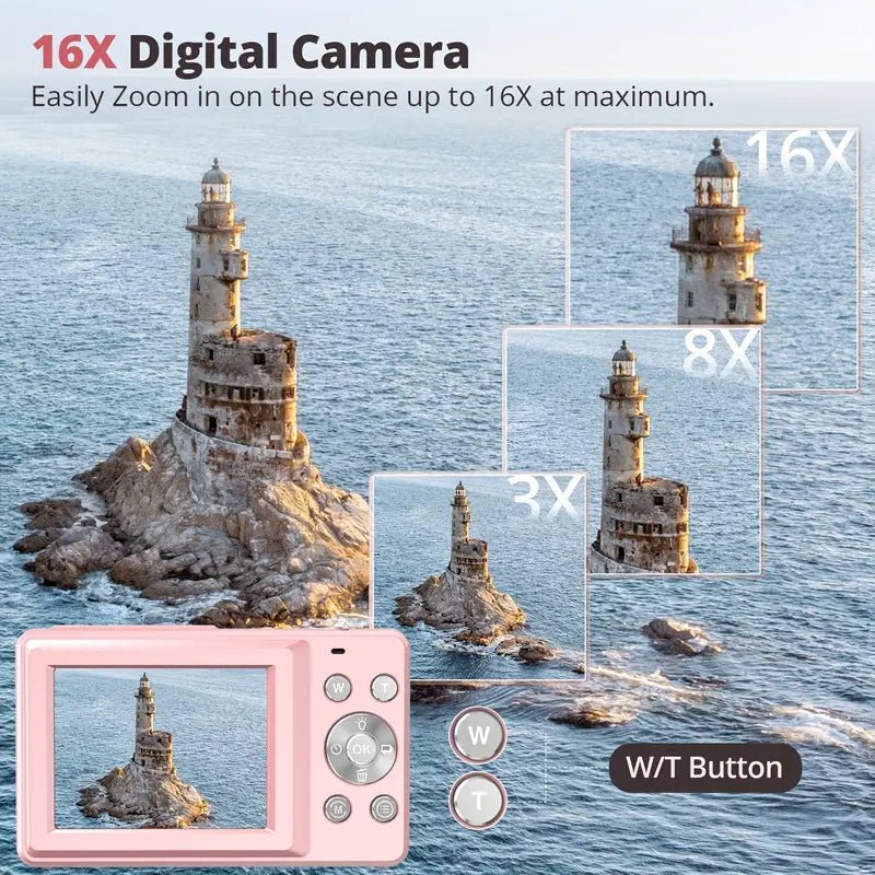 Skanto | Vintage Digital Camera | 1080p Video & HD Photos | Compact Design