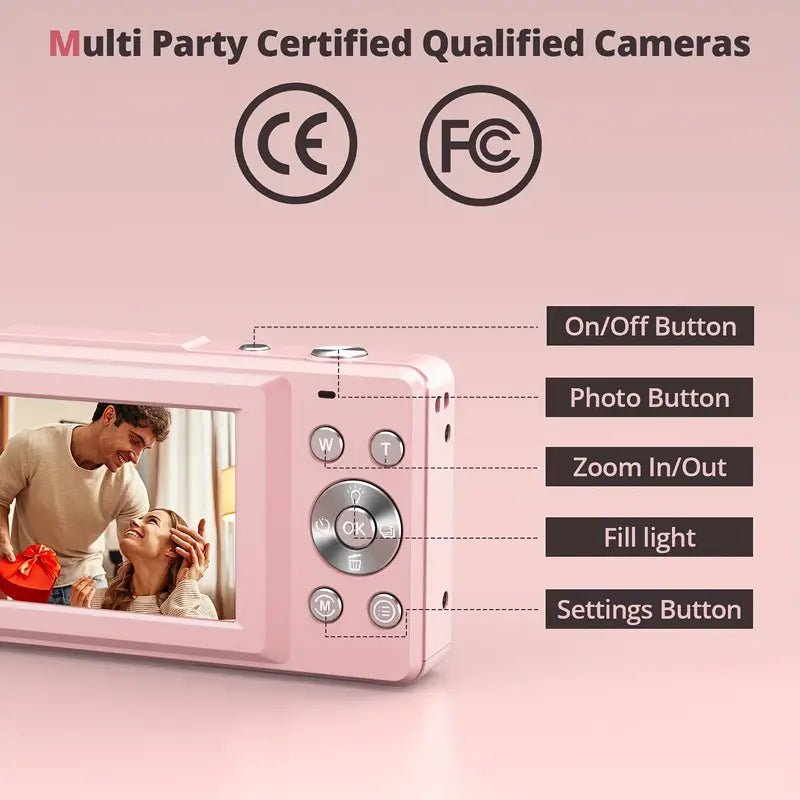 Skanto | Vintage Digital Camera | 1080p Video & HD Photos | Compact Design
