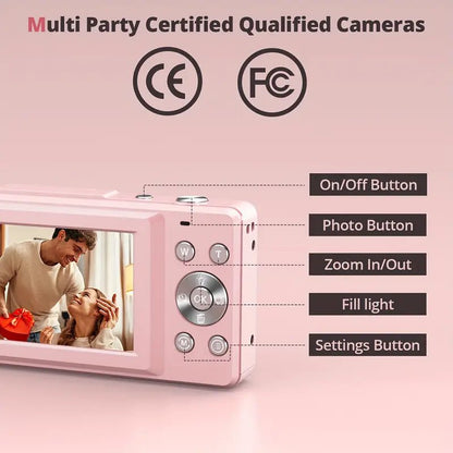 Skanto | Vintage Digital Camera | 1080p Video & HD Photos | Compact Design