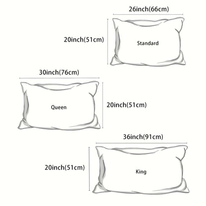 1 Piece Luxury Hotel Quality Pillow - Cooling & Supportive - Perfect For Bedrooms Guest Rooms - Soft Down Alternative Filling For Back, Stomach & Side Sleepers | Karnz